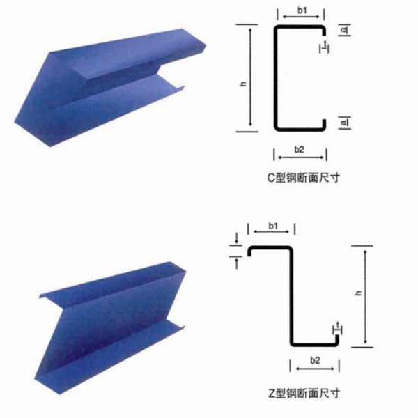 Steel metal purlin roll forming machine